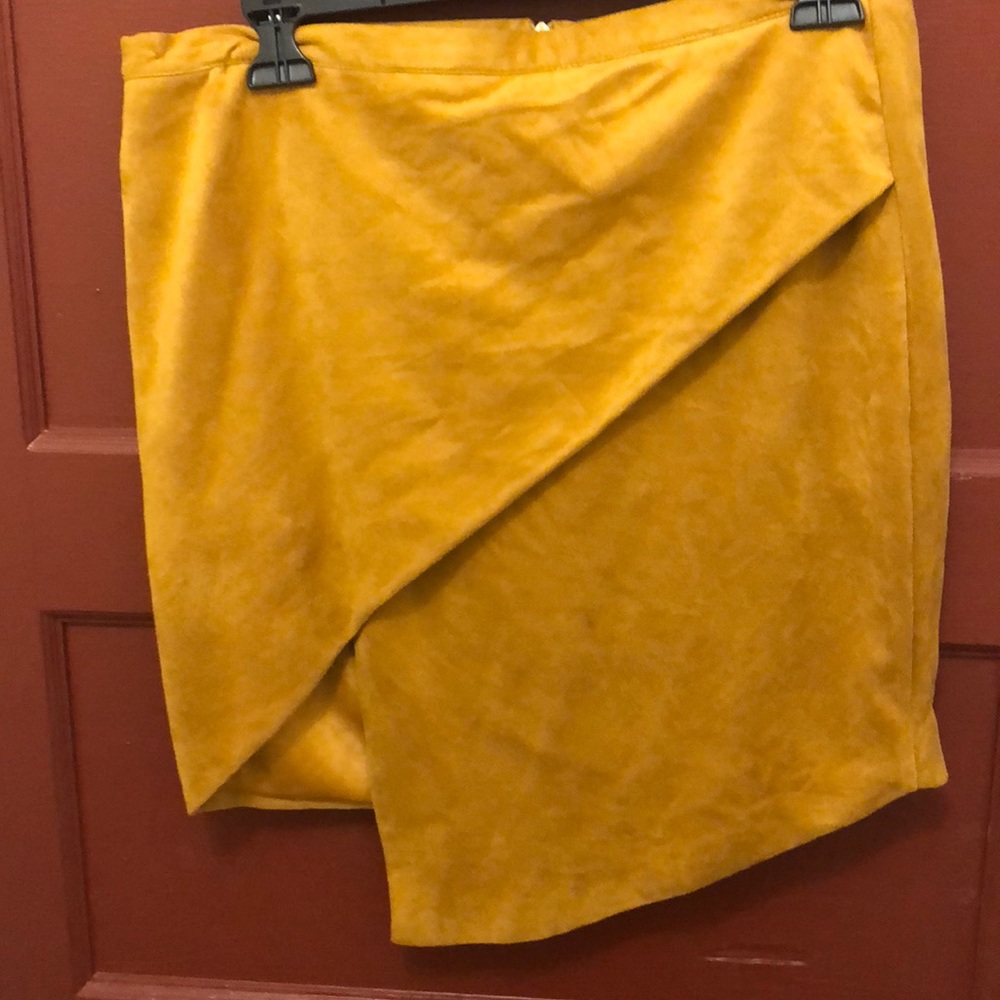 Large Suede Skirt